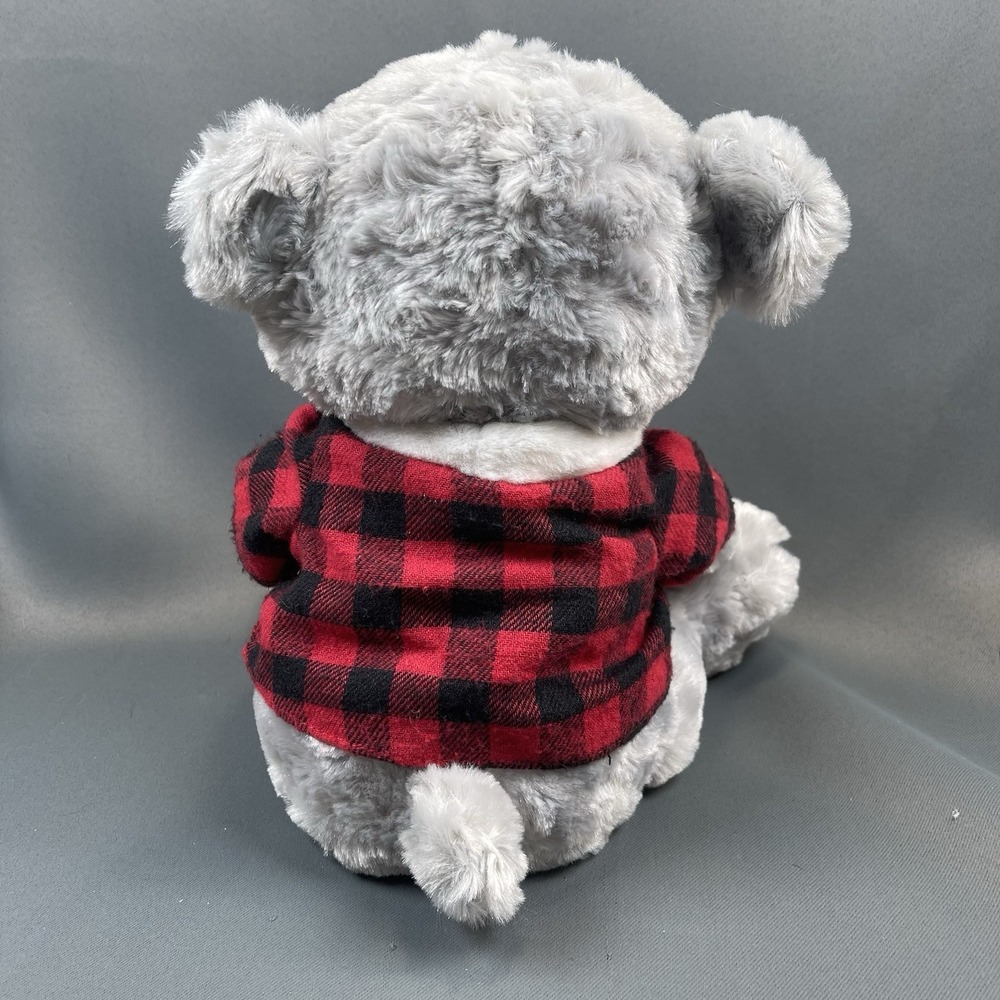 Sound N Light Bear Have Yourself Merry Little Christmas Animated Gray  VIDEO - Picture 6 of 16